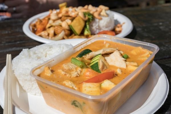 plastic take away containers