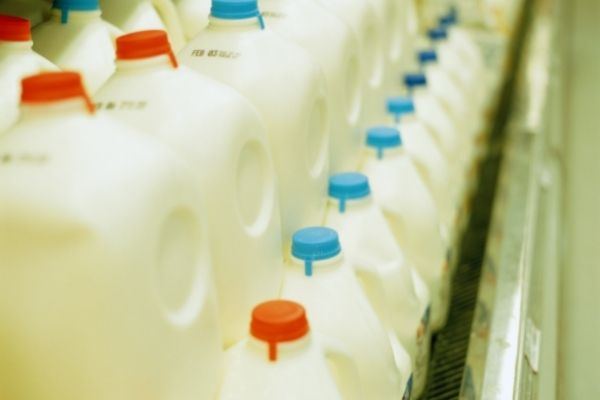plastic milk bottle